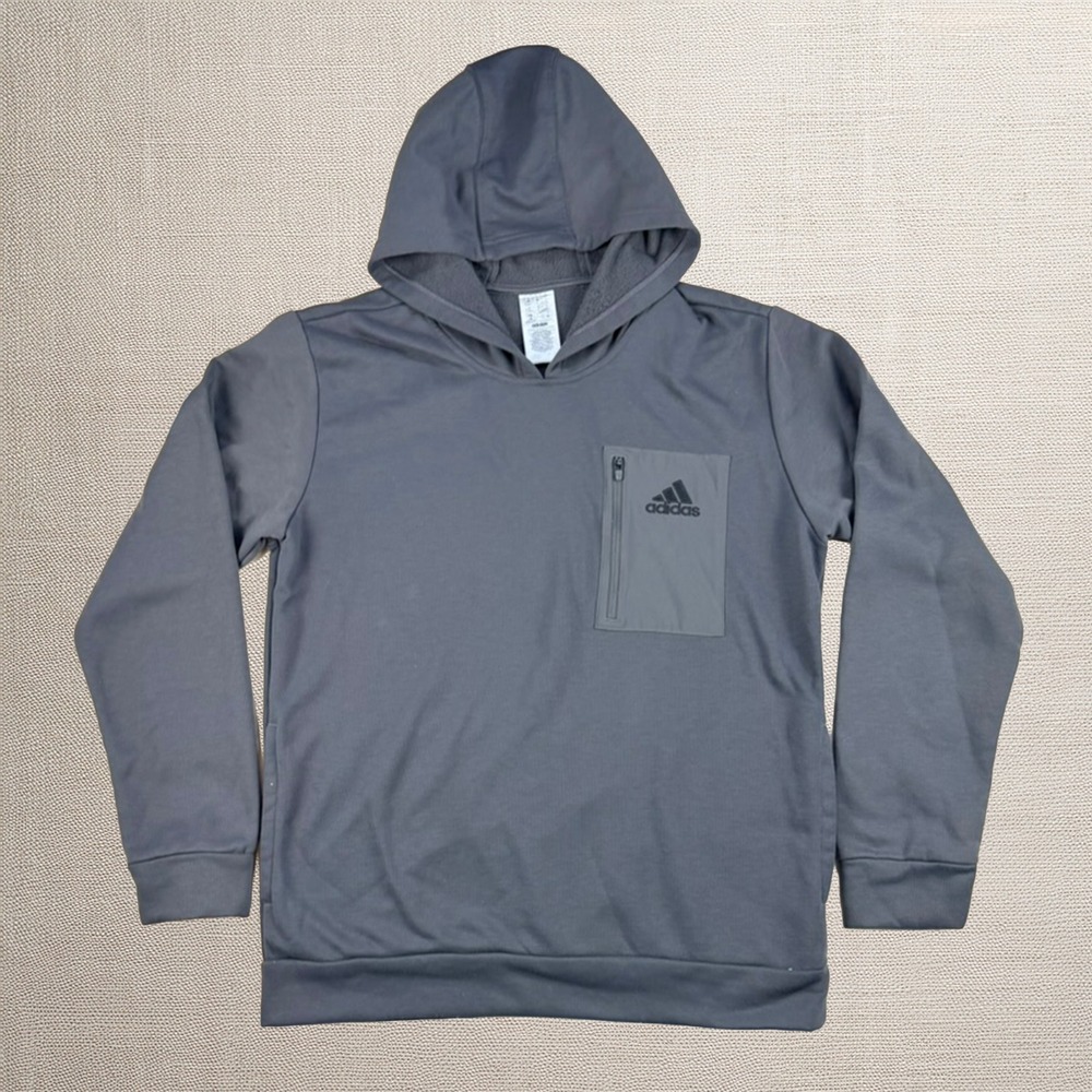 Adidas Stadium AEROREADY Hoodie Mens L Fleece Pullover Athletic Sweatshirt Gym